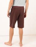 Pure Cotton Self Design Regular Fit Shorts