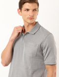 Modal Mix Plain Collar Neck T-Shirt