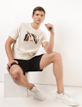 Cotton Mix Plain Regular Fit Short