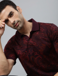 Super Soft Luxury Paisley Print Polo