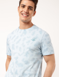 Pure Cotton Tie & Dye Round Neck T-Shirt