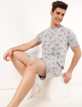 Pure Cotton Tie & Dye Round Neck T-Shirt