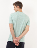 Cotton Mix Printed Crew Neck Tshirt