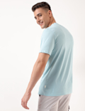 Pure Cotton Plain Crew Neck T-shirt