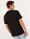 Pure Cotton Plain Crew Neck T-shirt