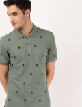 Boat Print Polo T-Shirt
