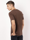 Pure Cotton Plain Round Neck T-Shirt