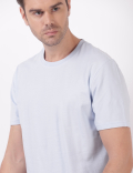 Pure Cotton Plain Round Neck T-Shirt