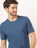 Pure Cotton Plain Round Neck Tshirt