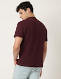 Cotton Mix Ribbed Crew Neck T-Shirt