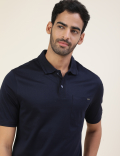 Premium Autograph  Jacquard Collar Polo