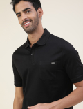 Premium Autograph  Jacquard Collar Polo