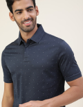 Premium Autograph Geometric Printed Polo