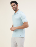 Premium Jacquard Polo With Tipping