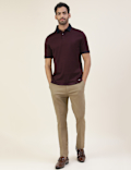 Premium Jacquard Polo With Tipping
