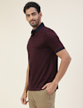 Premium Jacquard Polo With Tipping