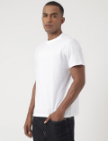 Pure Cotton Embroidered Pullover T-Shirt