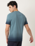 Pure Cotton Ombre Crew Neck T-Shirt