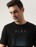 Pure Cotton Round Neck Printed T-Shirt