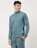 Scuba Plain High Neck Jacket