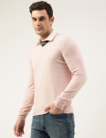 Pure Acrylic Plain V-Neck Jumper