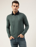 Pure Acrylic Plain V-Neck Jumper