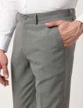 Plain Slim Fit Trouser