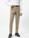 Slim Fit Mid Rise Trousers