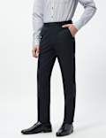Slim Fit Stripes Mid Rise Trousers