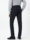 Slim Fit Stripes Mid Rise Trousers