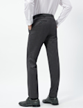 Slim Fit Mid Rise Trousers