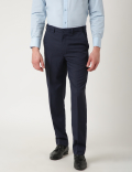 Crease Resistant Checked Trousers