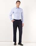 Plain Regular Fit Trousers