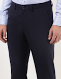 Plain Regular Fit Trousers