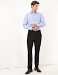 Plain Regular Fit Trousers