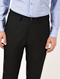 Plain Regular Fit Trousers