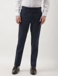 Checks Slim Fit Trousers