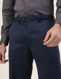 Premium Solid Sateen Regular Fit Trouser