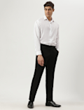 Tailored Fit Plain Trousers