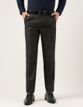 Regular Fit Plain Trousers