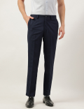 Slim Fit Solid Trousers