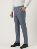 Slim Fit Textured Trousers