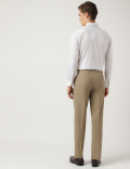 Plain Regular Fit Trousers