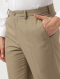 Plain Regular Fit Trousers