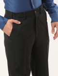 Checks Regular Fit Trouser