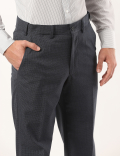 Crease Resistant Regular Fit Design Trouser
