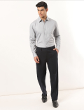Crease Resistant Regular Fit Design Trouser