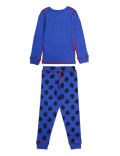 Cotton Mix Printed Crew Neck Nightwear Set