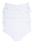 5 Pack Plain Cotton Mix Shorts