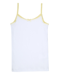 5P Cami Vests colour Trim (2-16 Yrs)